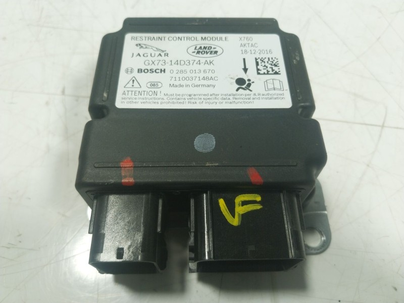 Recambio de centralita airbag para jaguar f-pace (x761) 2.0 td4 awd referencia OEM IAM T2H23305 GX7314D374AK 