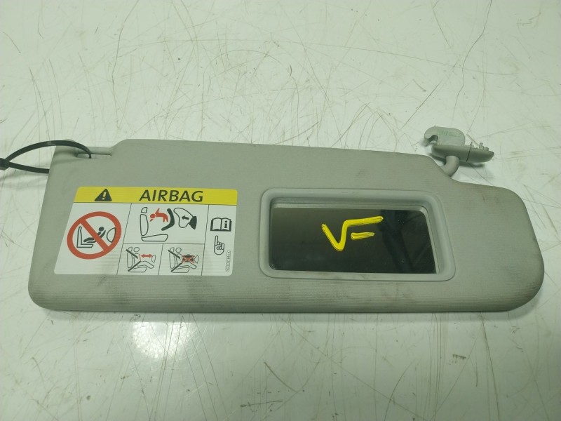 Recambio de parasol derecho para volkswagen up! (122) 1.0 referencia OEM IAM 1SB8575522F4  