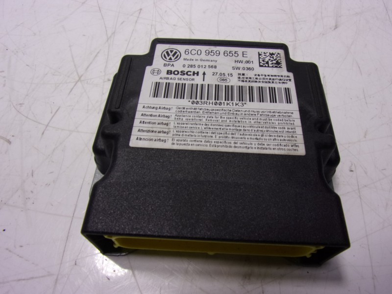 Recambio de centralita airbag para volkswagen polo (6c1) 1.2 tsi referencia OEM IAM 6C0959655J10N 6C0959655E 