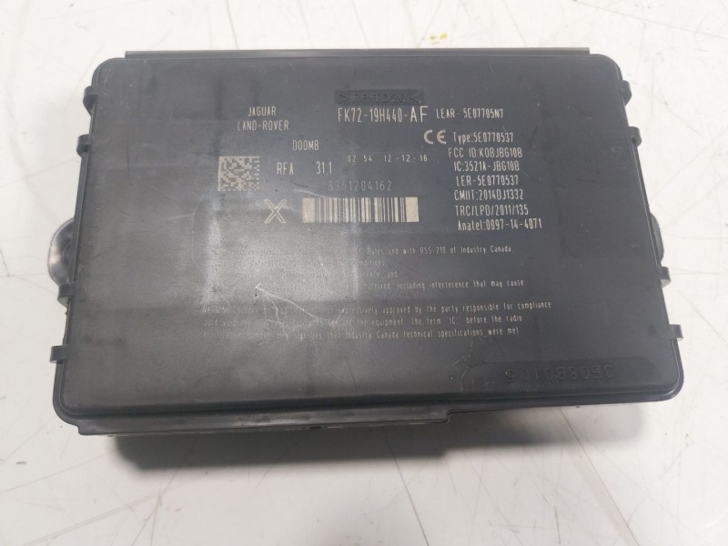 Recambio de modulo electronico para jaguar f-pace (x761) 2.0 td4 awd referencia OEM IAM J9C16072 FK7219H440AF 