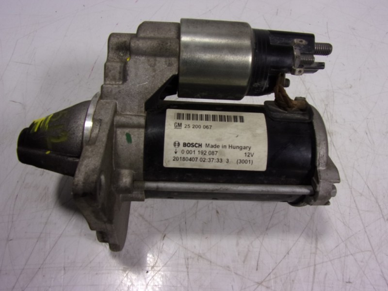 Recambio de motor arranque para opel corsa e 1.4 referencia OEM IAM 95527677 0001192087 25200067