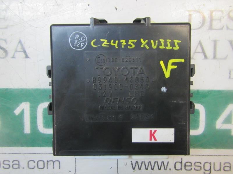 Recambio de modulo electronico para lexus rx 3.3 v6 24v cat referencia OEM IAM 8994048050 8994048050 0319000340