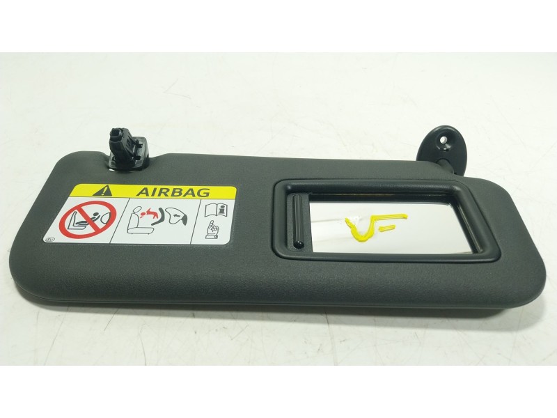 Recambio de parasol derecho para toyota yaris (_p21_, _pa1_, _ph1_) 1.5 hybrid (mxph10) referencia OEM IAM 74310K0100C0  