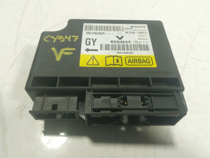 Recambio de centralita airbag para renault megane iii sport tourer 1.5 dci diesel fap referencia OEM IAM  985106285R 