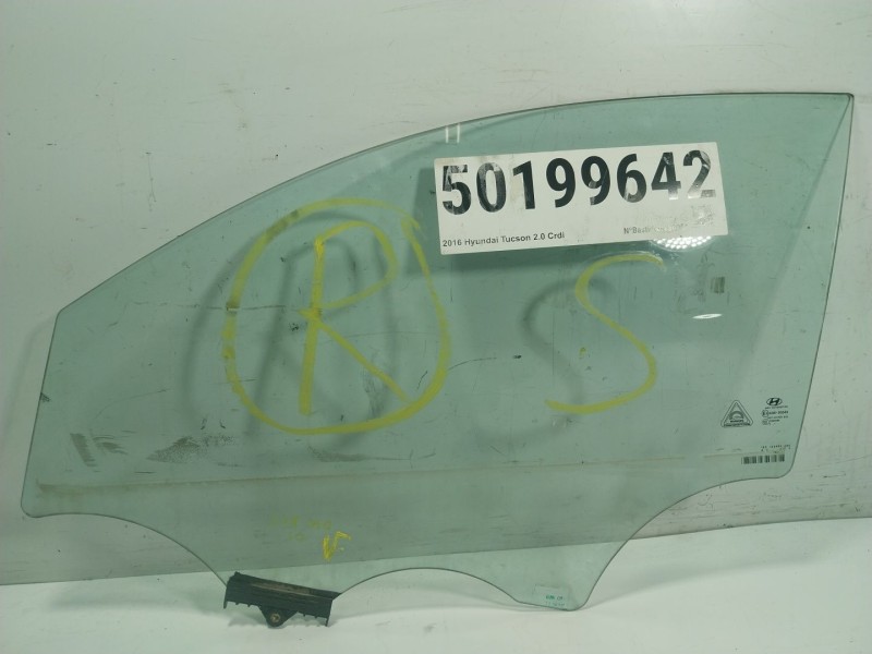 Recambio de cristal puerta delantero izquierdo para hyundai tucson tecno safe 2wd bluedrive referencia OEM IAM   