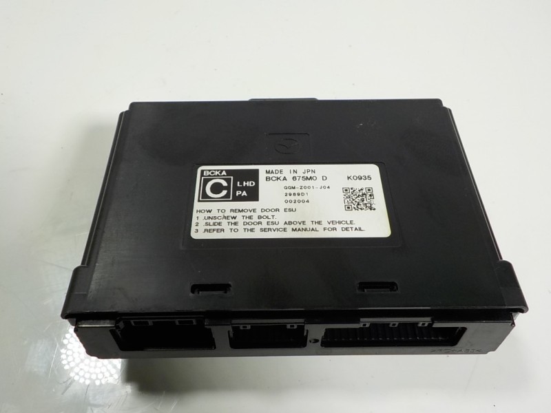 Recambio de modulo electronico para mazda 3 berlina (bp) evolution referencia OEM IAM  BCKA675M0D 