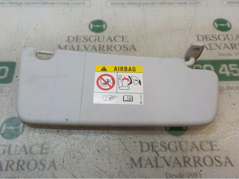 Recambio de parasol derecho para opel corsa e edition referencia OEM IAM 13454369  