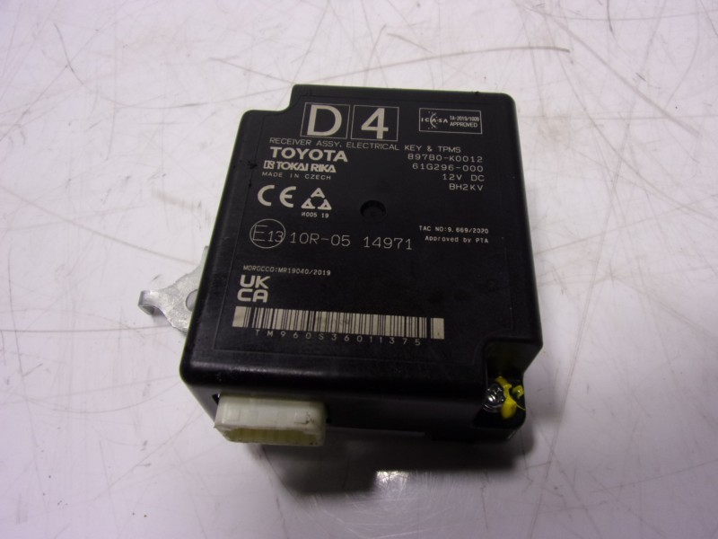 Recambio de modulo electronico para toyota yaris 1.5 vvti hev referencia OEM IAM 897B0K0012 897B0K0012 