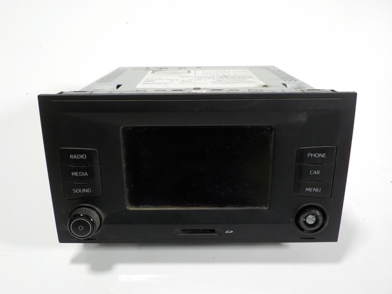 Recambio de sistema audio / radio cd para seat leon (5f1) 1.6 tdi referencia OEM IAM 5F0919604EBBO 5F0035888A 