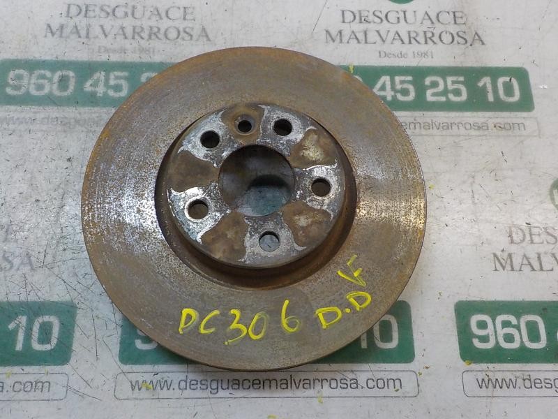 Recambio de disco freno delantero para land rover freelander (lr2) 2.2 td4 cat referencia OEM IAM LR007055  