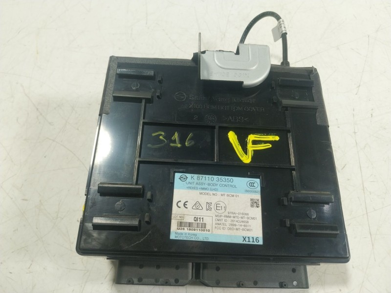 Recambio de modulo electronico para ssangyong tivoli 1.6 xdi 160 referencia OEM IAM  8711035350 