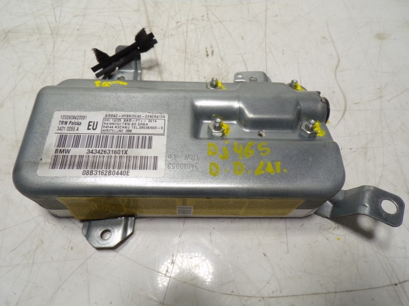 Recambio de airbag lateral delantero derecho para bmw x3 (e83) xdrive 20d referencia OEM IAM 72123426316 34342631601X 