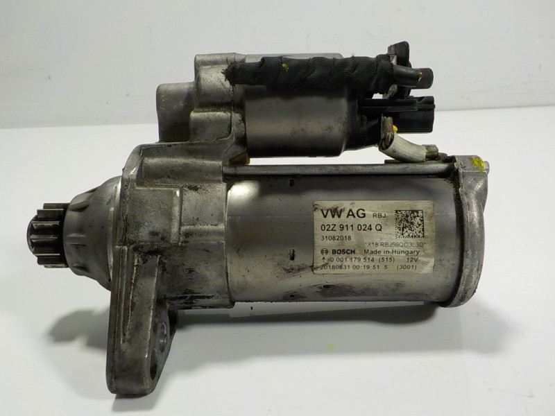 Recambio de motor arranque para seat arona 1.0 tsi referencia OEM IAM 02Z911022C 02Z911024Q 