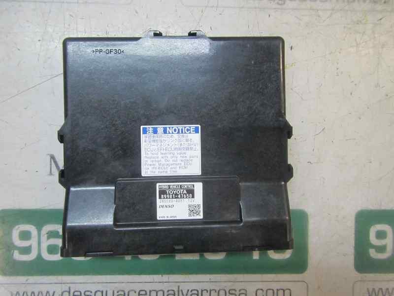 Recambio de modulo electronico para toyota prius+ 1.8 16v (híbrido) referencia OEM IAM 8998147650 8998147650 2850004081