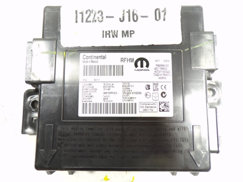 Recambio de modulo electronico para jeep compass ii 2.0 m-jet cat referencia OEM IAM  P68286841AD 