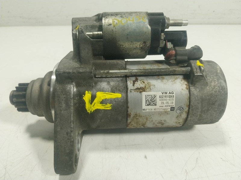 Recambio de motor arranque para volkswagen polo vi (aw1, bz1, ae1) 1.6 tdi referencia OEM IAM 02Z911024B 02Z911024B 