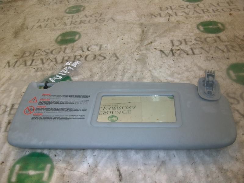 Recambio de parasol derecho para renault clio ii fase ii (b/cb0) confort dynamique referencia OEM IAM   