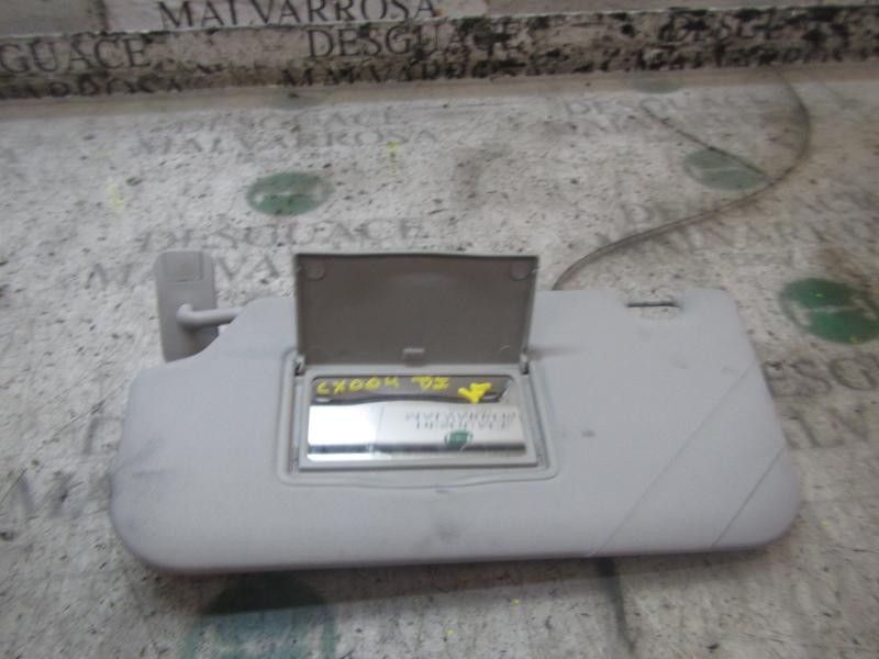 Recambio de parasol izquierdo para ford fiesta (cb1) ambiente referencia OEM IAM 1702310  