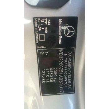 MERCEDES-BENZ CLASE S (W220) BERLINA