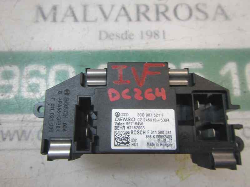 Recambio de resistencia calefaccion para volkswagen golf vi (5k1) 1.6 tdi referencia OEM IAM 3C0907521F 3C0907521F F011500081
