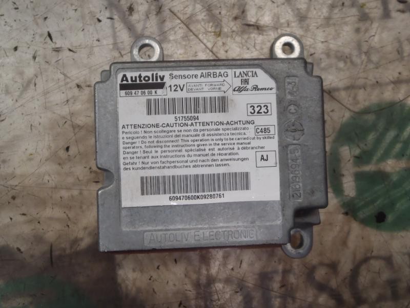 Recambio de centralita airbag para fiat linea (110) activa (110.0/111.0) referencia OEM IAM 51755094 51755094 