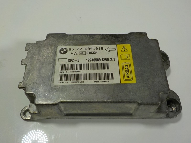 Recambio de centralita airbag para bmw serie 5 berlina (e60) 3.0 turbodiesel cat referencia OEM IAM 65776976464 65776941018 