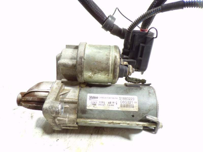 Recambio de motor arranque para fiat fiorino 1.3 16v jtd cat referencia OEM IAM 51880229 51880229 D6G321