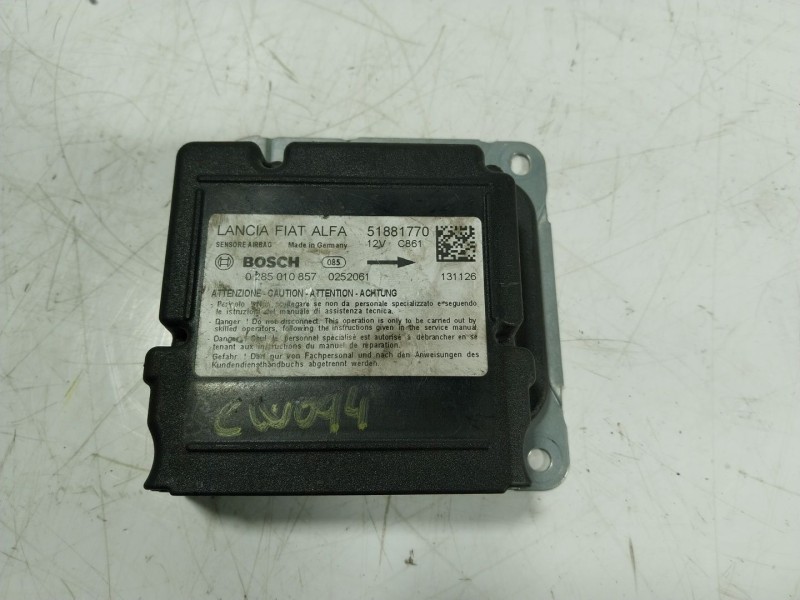 Recambio de centralita airbag para fiat doblo cargo 1.3 16v jtd cat referencia OEM IAM 51881770 51881770 02850010857