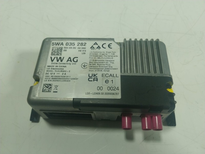 Recambio de modulo electronico para audi q2 (gab, gag) 35 tfsi referencia OEM IAM 5WA035282 5WA035282 