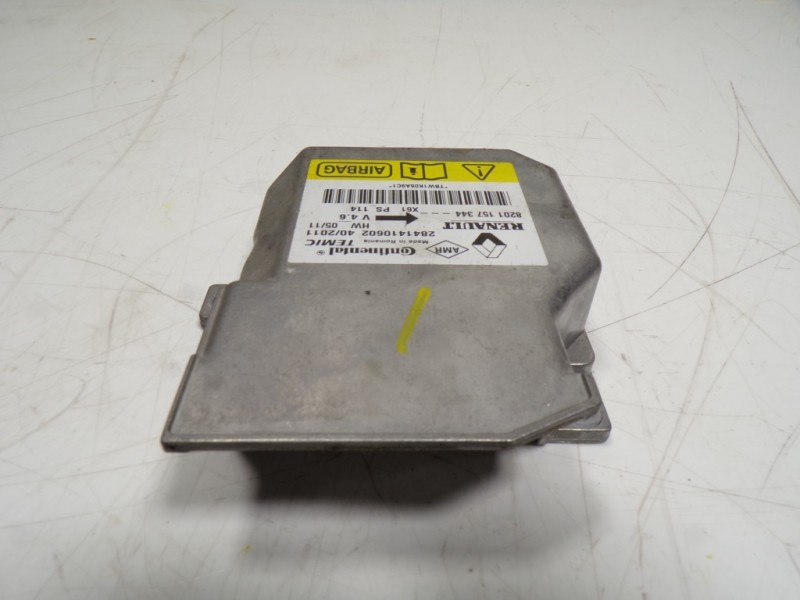 Recambio de centralita airbag para renault kangoo z.e. referencia OEM IAM 8201388835 8201157344 