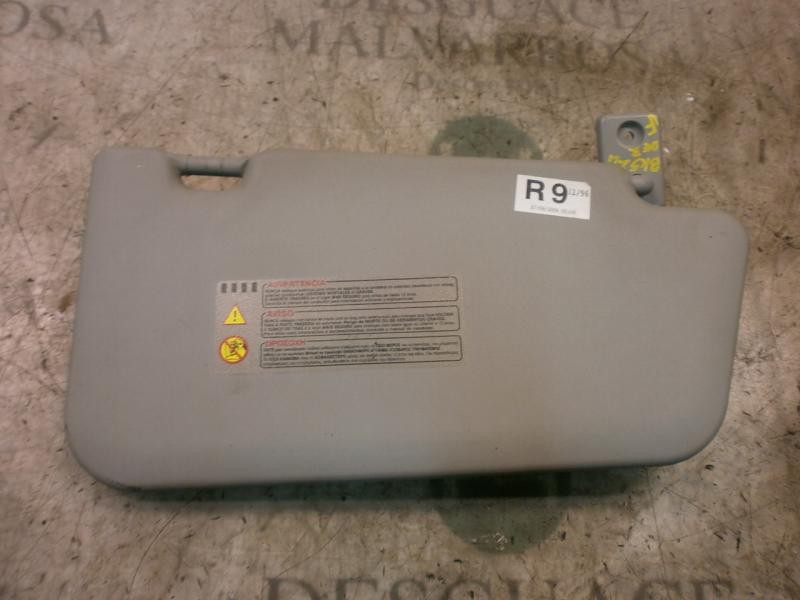 Recambio de parasol derecho para nissan micra (k12e) acenta referencia OEM IAM   