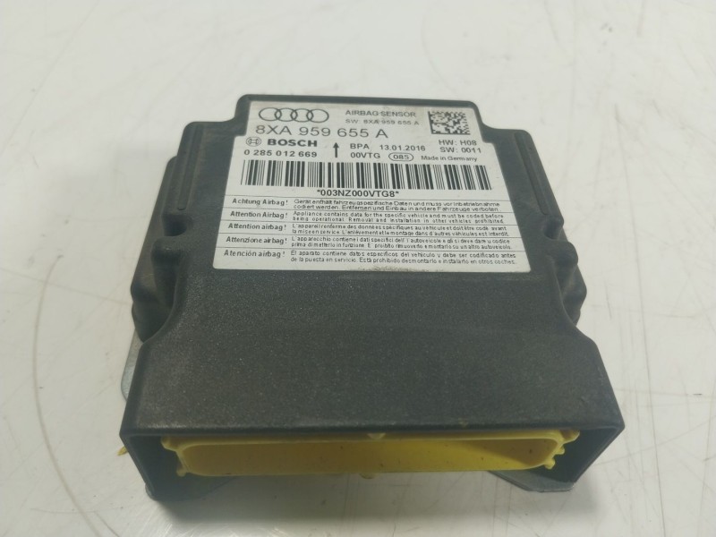 Recambio de centralita airbag para audi a1 sportback (8xa, 8xf) 1.6 tdi referencia OEM IAM 8XA959655A 8XA959655A 
