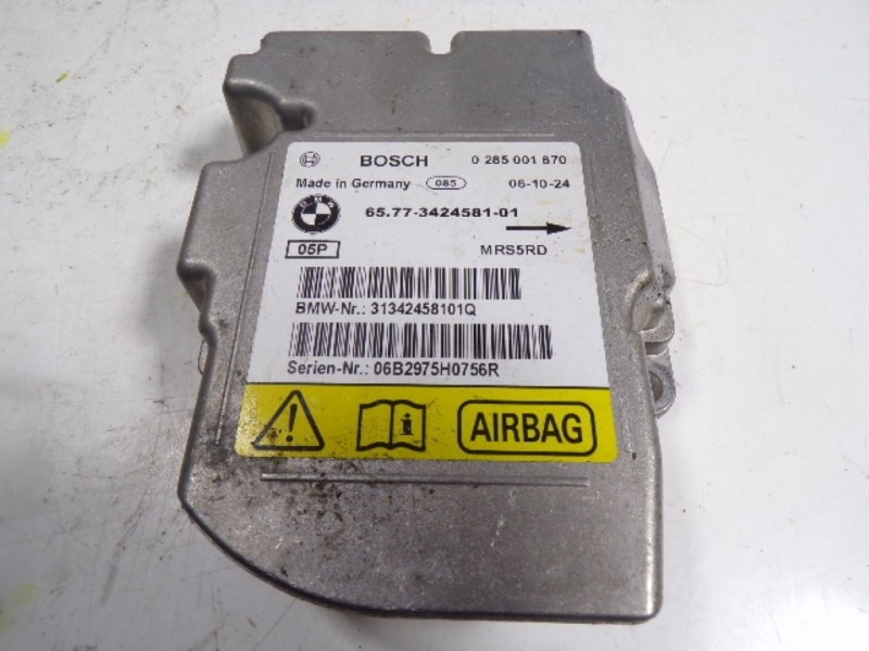 Recambio de centralita airbag para bmw x3 (e83) 2.0 16v diesel cat referencia OEM IAM 65773424581 65773424581 0285001870