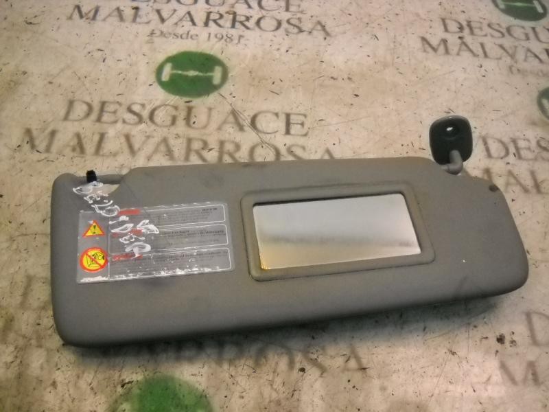 Recambio de parasol derecho para renault clio ii fase ii (b/cb0) authentique referencia OEM IAM   