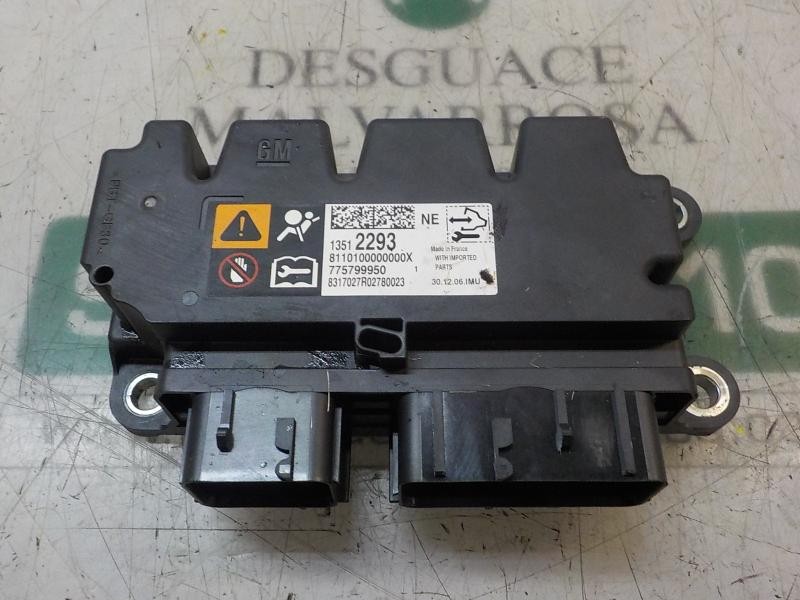 Recambio de centralita airbag para opel zafira (c) excellence referencia OEM IAM 13512293 13512293 775799950