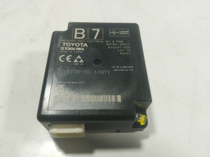 Recambio de modulo electronico para toyota yaris cross (mxp_) 1.5 hybrid (mxpj10) referencia OEM IAM 897B00D011 897B00D011 