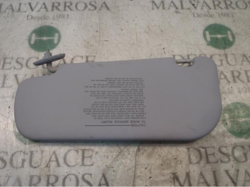 Recambio de parasol derecho para kia picanto 1.1 active referencia OEM IAM   