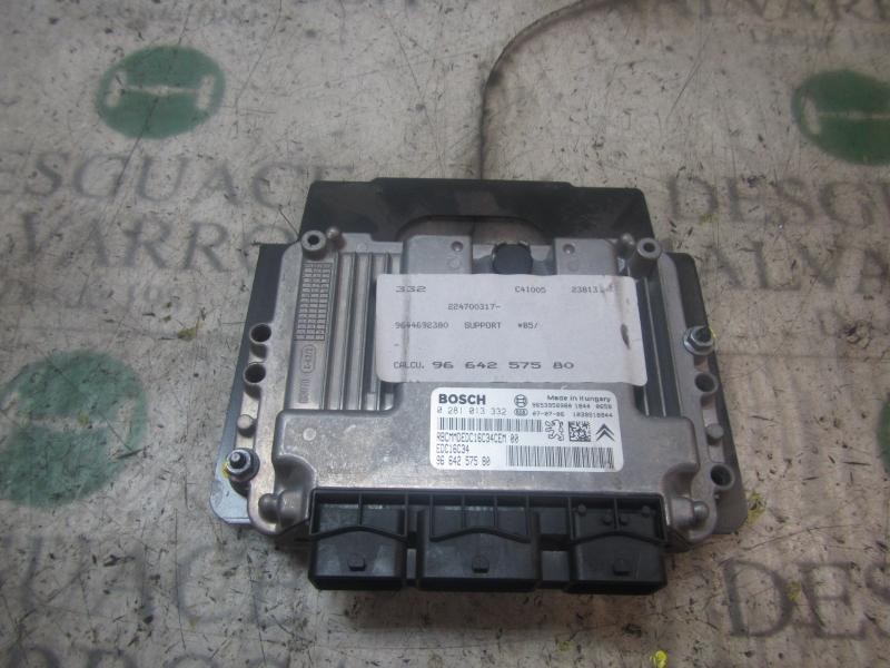 Recambio de centralita motor uce para citroën c4 coupe 1.6 16v hdi referencia OEM IAM   