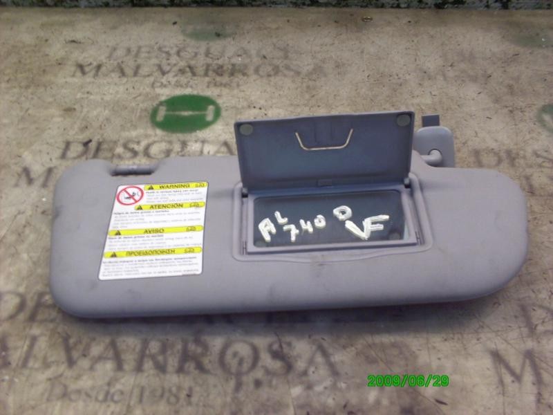 Recambio de parasol derecho para mazda 3 berlina (bk) 1.6 crdt active+ referencia OEM IAM   