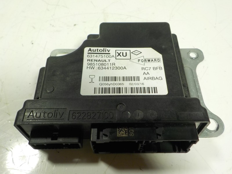 Recambio de centralita airbag para renault megane iv berlina 5p 1.2 tce energy referencia OEM IAM 985108011R 985108011R 