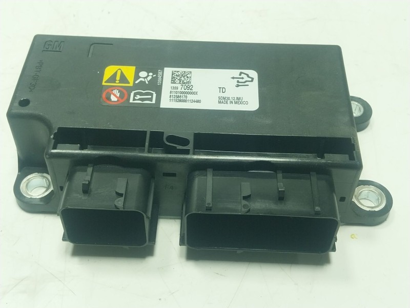 Recambio de centralita airbag para opel insignia a (g09) 1.4 (68) referencia OEM IAM 13597092 812586170 