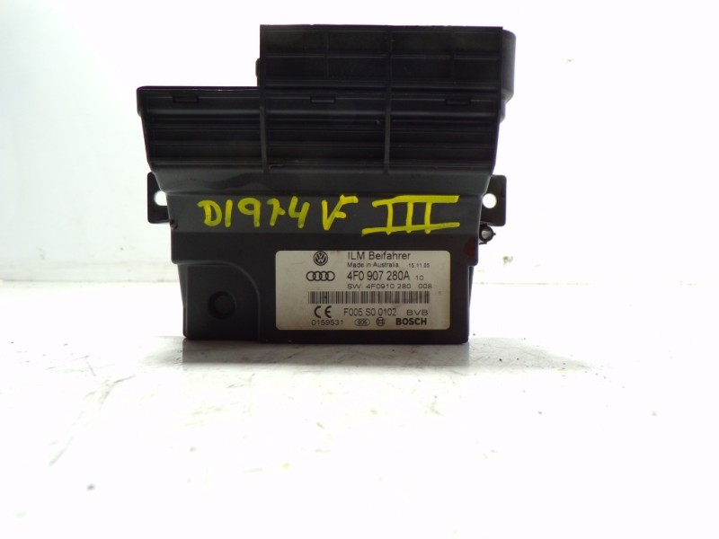Recambio de modulo electronico para audi a6 berlina (4f2) 3.0 v6 24v tdi referencia OEM IAM 4F0907280B 4F907280A 