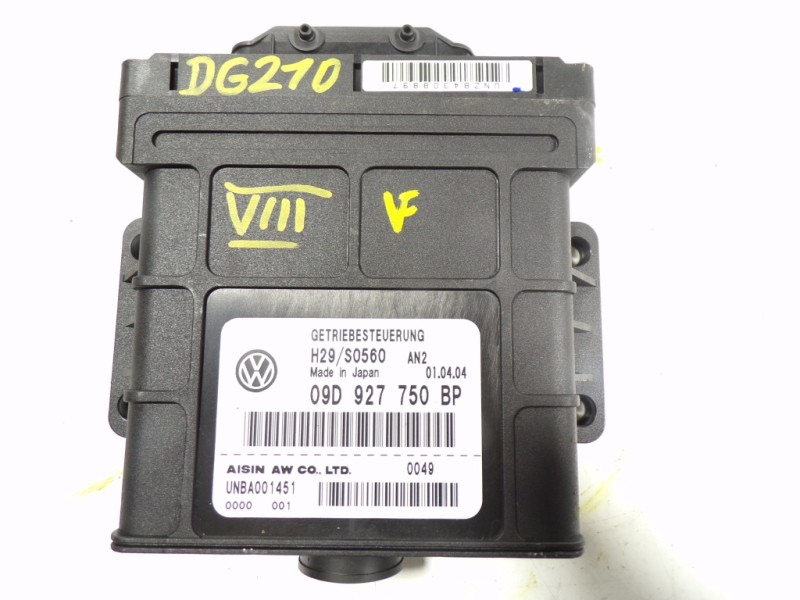 Recambio de modulo electronico para volkswagen touareg (7l6) 2.5 tdi dpf referencia OEM IAM 09D927750DQ 09D927750BP 