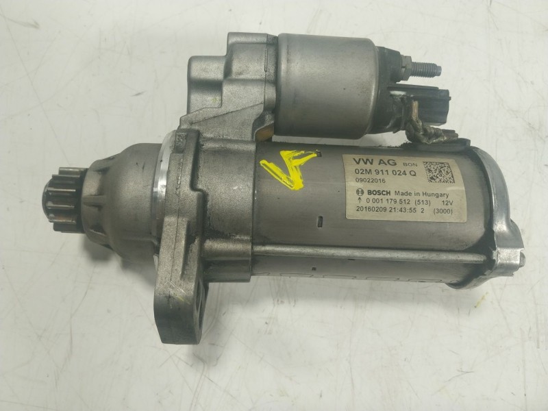 Recambio de motor arranque para audi a1 sportback (8xa, 8xf) 1.4 tfsi referencia OEM IAM 02M911024J 02M911024Q 