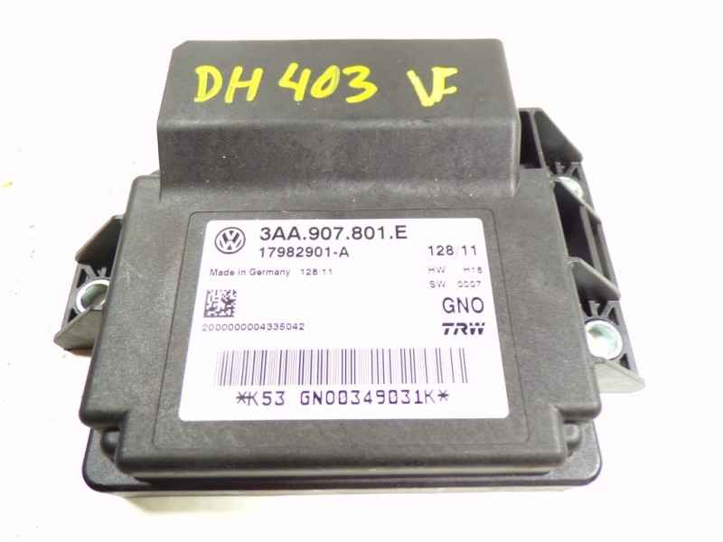 Recambio de centralita airbag para volkswagen tiguan (5n2) 2.0 tdi referencia OEM IAM 3AA907801J 3AA907801E 17982901A