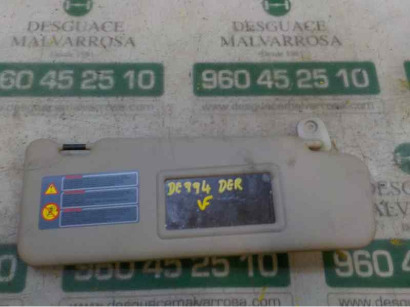 Recambio de parasol derecho para dacia duster 1.5 dci diesel fap cat referencia OEM IAM 964003003R  