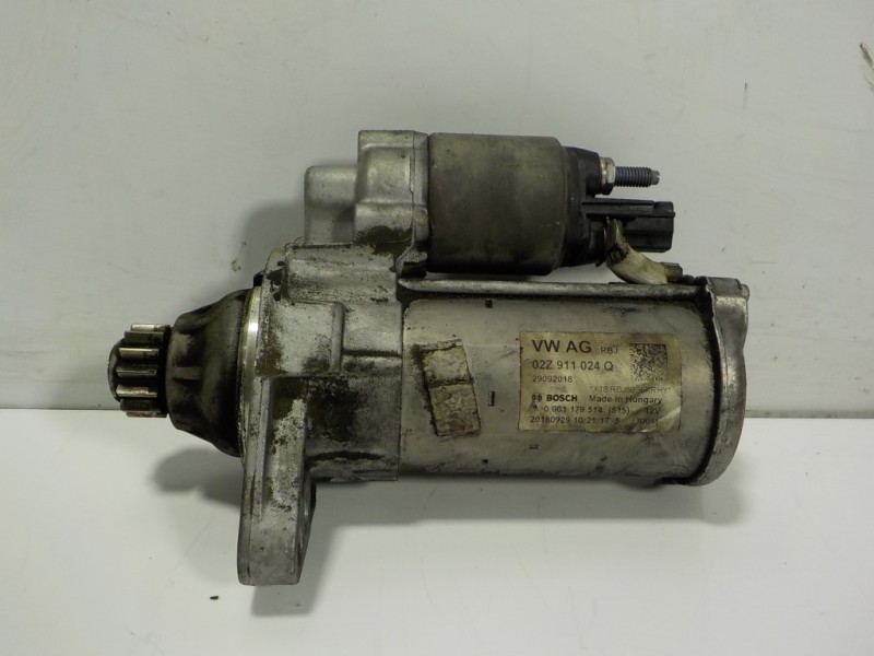 Recambio de motor arranque para volkswagen golf vii lim. 1.0 tsi referencia OEM IAM 02Z911024Q 02Z911024Q 0001179514