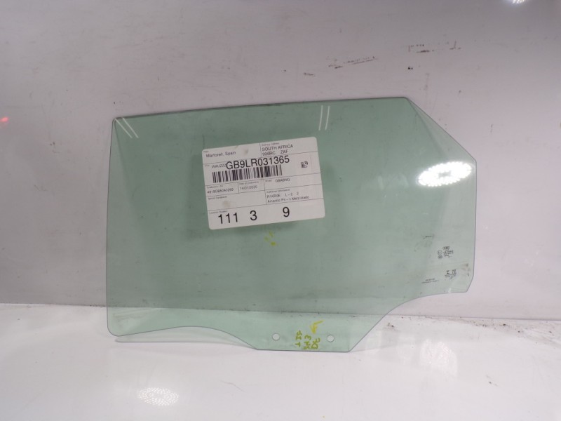 Recambio de cristal puerta trasero izquierdo para audi a1 sportback (gba) 1.0 tfsi referencia OEM IAM 82G845205  