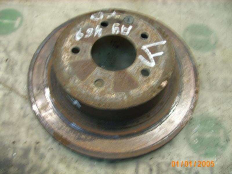 Recambio de disco freno trasero para nissan qashqai (j10) acenta referencia OEM IAM   