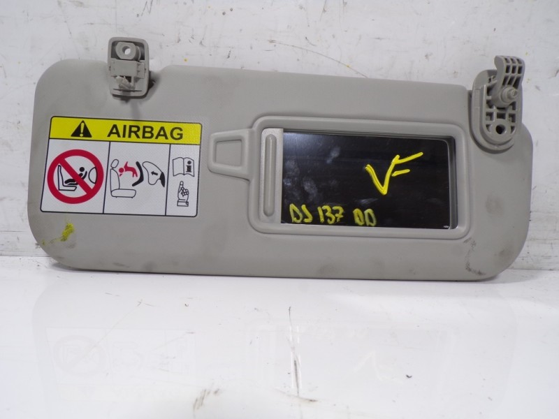 Recambio de parasol derecho para kia rio (yb) 1.2 cat referencia OEM IAM 85220H8060BF3  